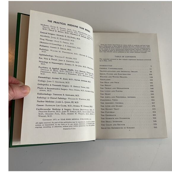 1970 Year Book of General Surgery: Vintage Medical Book Illustrated - Picture 6 of 7